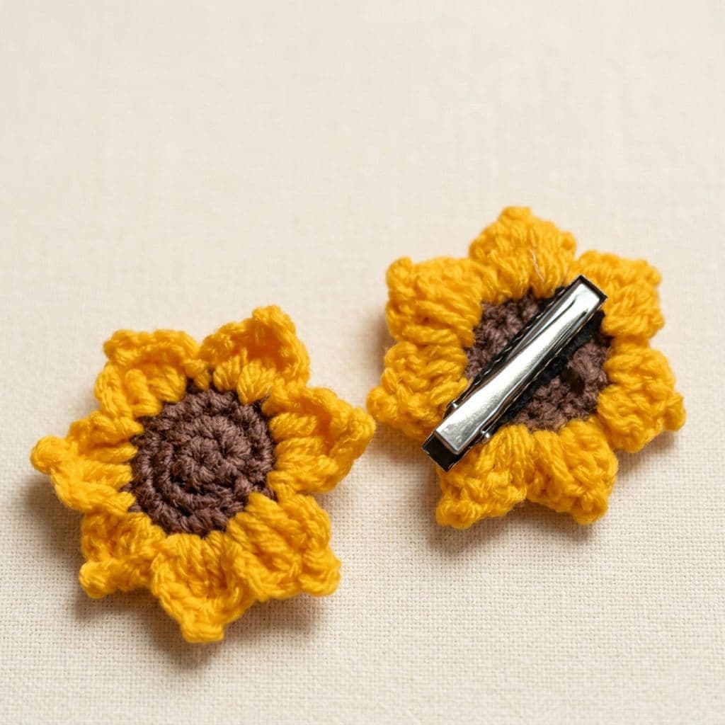 Sunflower Hair Clip