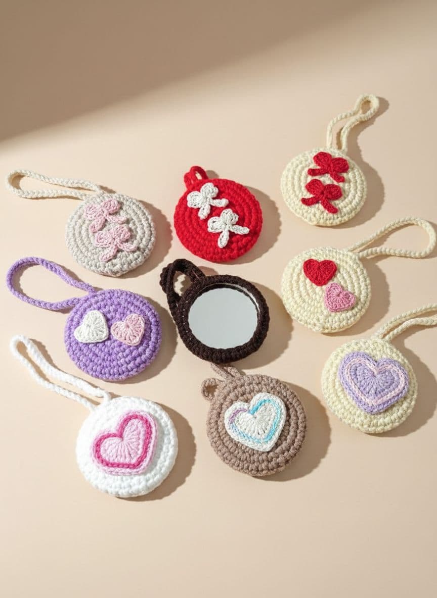 Crochet Mirror Charm